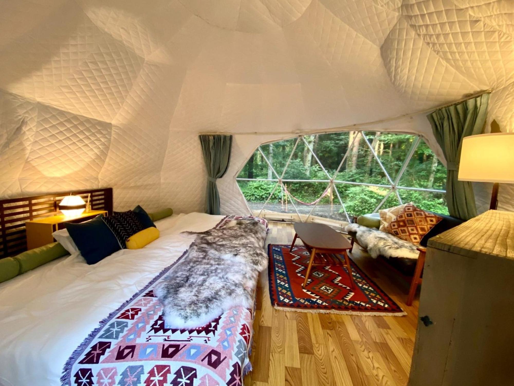 Glamping Villa Hanz Kawaguchiko Fujikawaguchiko Buitenkant foto
