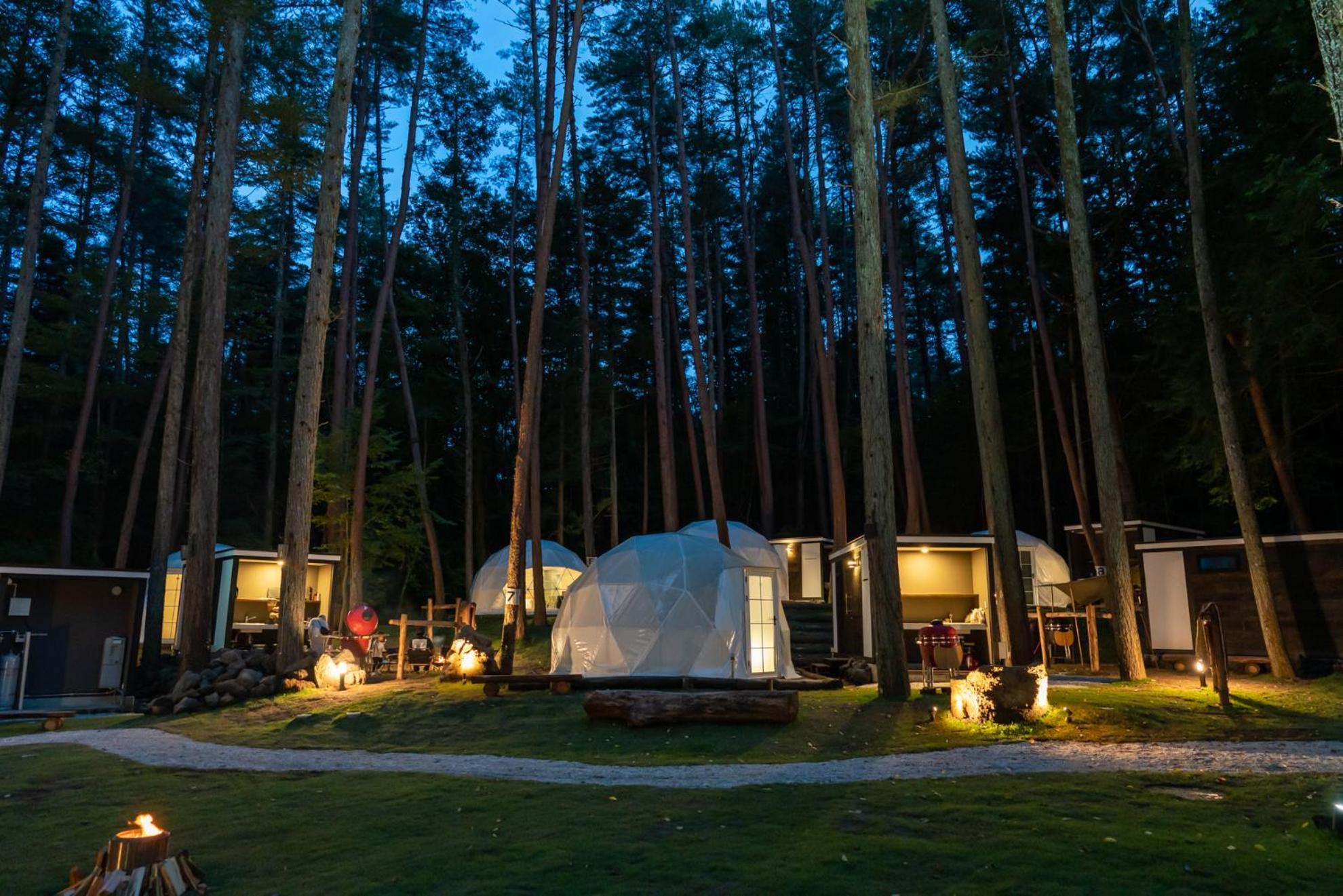 Glamping Villa Hanz Kawaguchiko Fujikawaguchiko Buitenkant foto