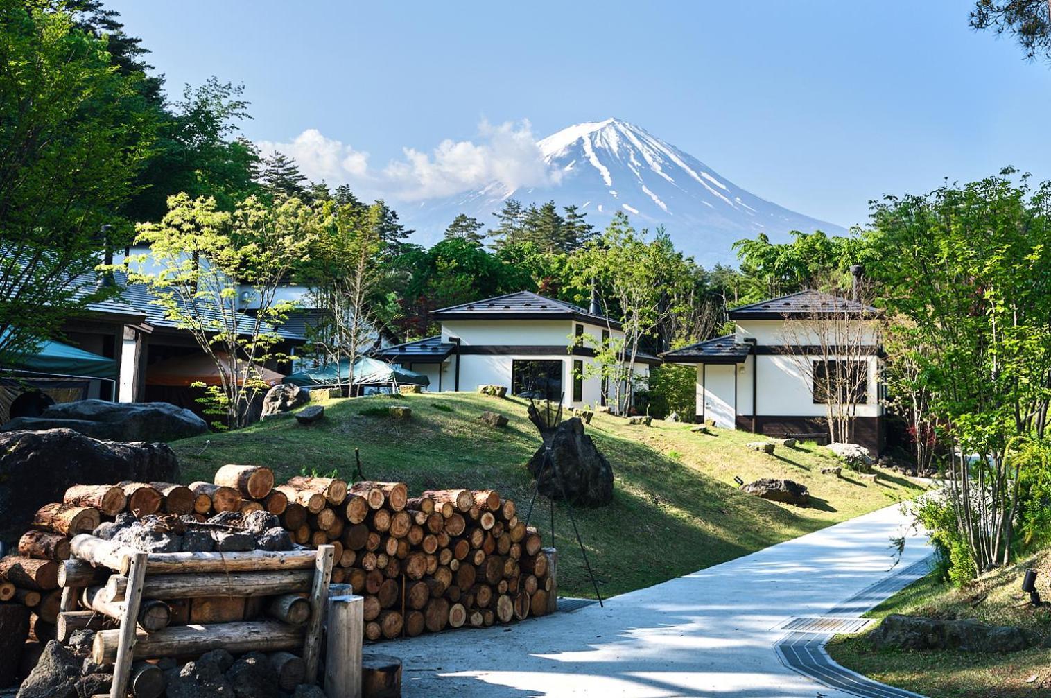 Glamping Villa Hanz Kawaguchiko Fujikawaguchiko Buitenkant foto