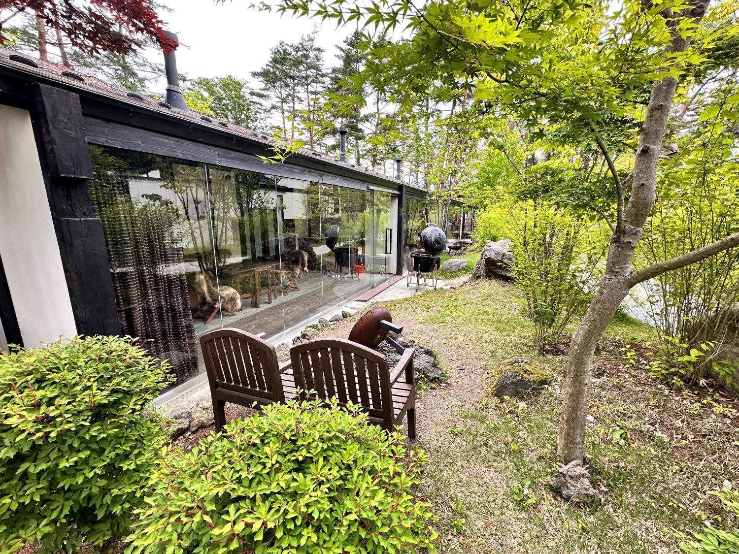 Glamping Villa Hanz Kawaguchiko Fujikawaguchiko Buitenkant foto